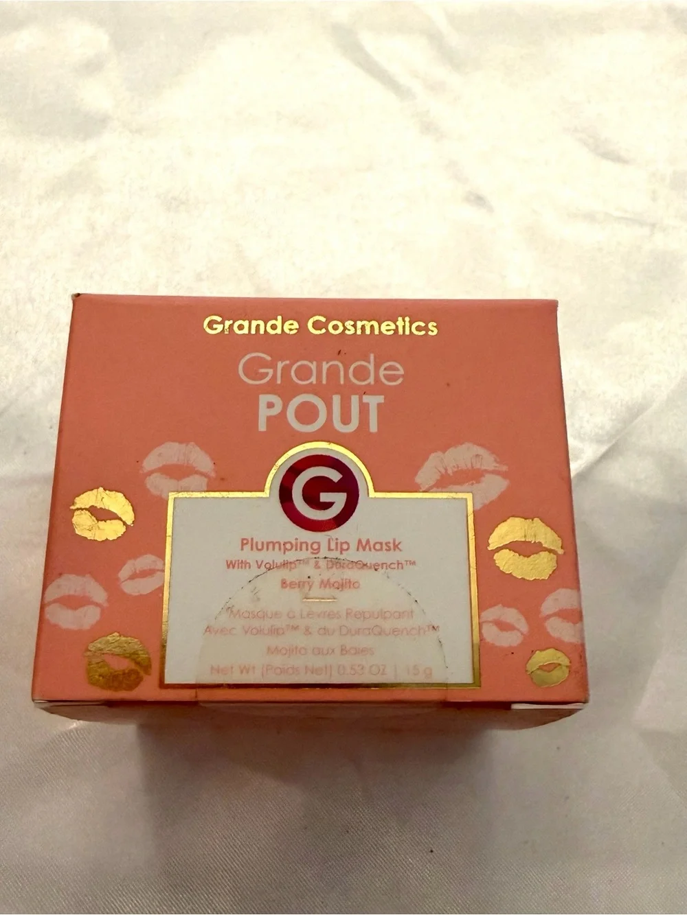 Grande Cosmetics GrandePOUT Plumping Lip Mask 15g BERRY MOJITO Made In USA